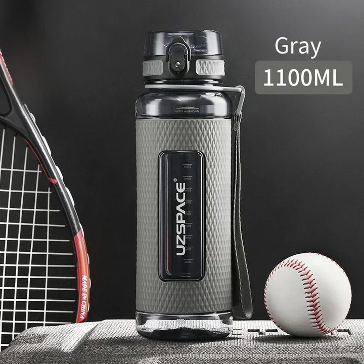Kalsten | UZSPACE Sport Water Bottles, BPA-free, portable, impact-resistant, leak-proof, large capacity, fitness water kettle, Tritan plastic drinking bottle