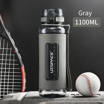 Skanto | UZSPACE Sport Water Bottle, BPA-Free, Portable, Shockproof, Leak-Proof, Large Capacity, Fitness Water Kettle, Tritan Plastic Drinking Bottle