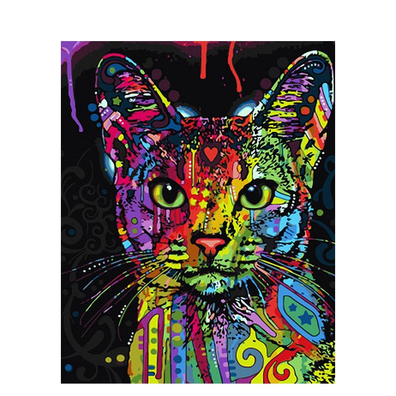 Animal portrait (Painting by numbers) Kalsten