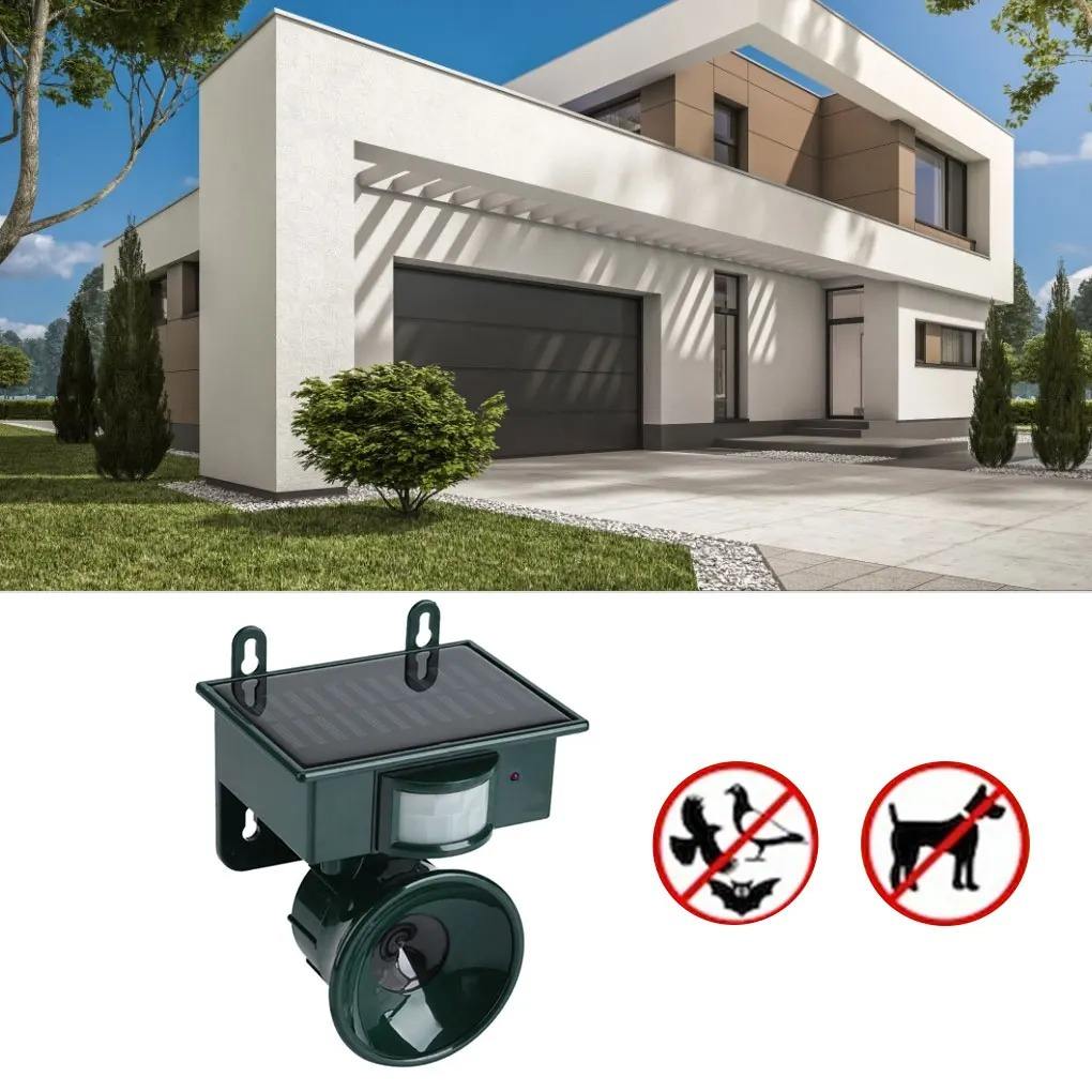 Kalsten | TerraGuard – Weatherproof Solar Bird Repeller with PIR Motion Sensor & Natural Sound Deterrent