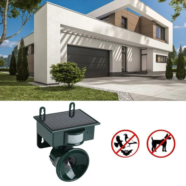 Kalsten | TerraGuard – Weatherproof Solar Bird Repeller with PIR Motion Sensor & Natural Sound Deterrent