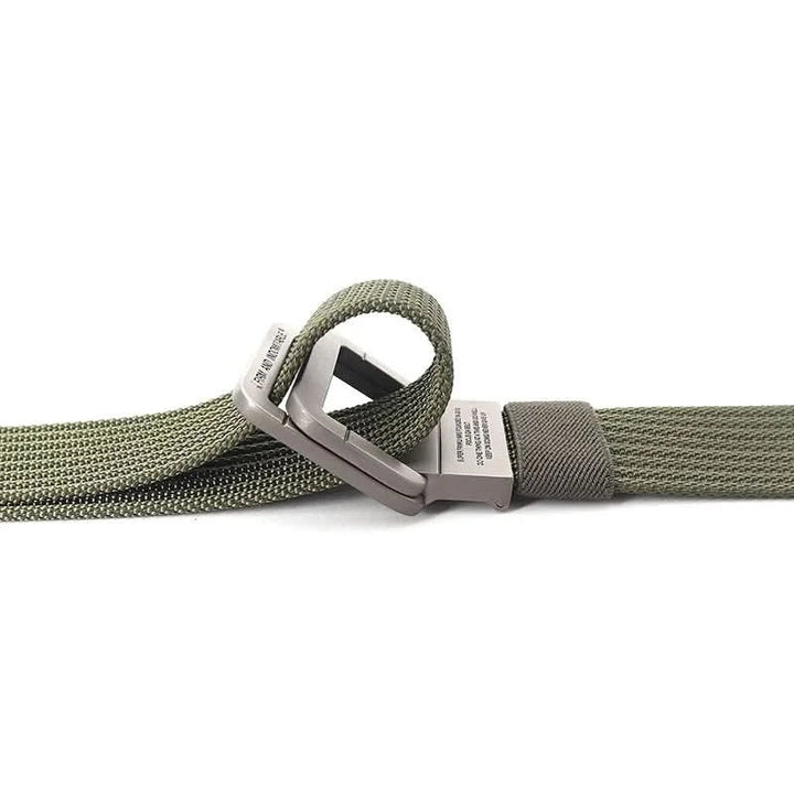 Kalsten | Unisex Canvas Belt – Double Metal Ring Buckle, Adjustable