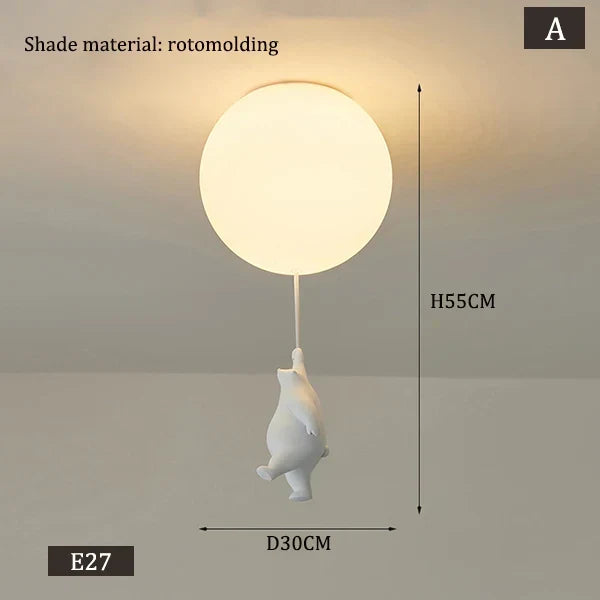 Hanging Bears Balloons Lamp | Kalsten