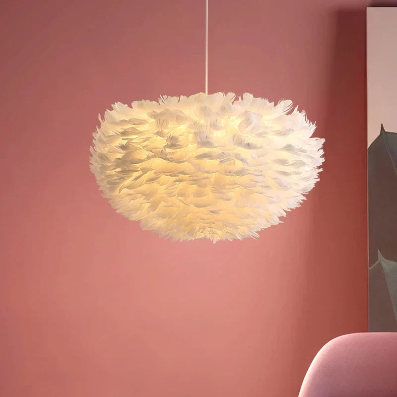 Cloud Like Realistic Feather Chandelier | Kalsten