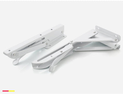 2-piece set of foldable heavy-duty stainless steel shelf brackets for tables, RVs, and space-saving