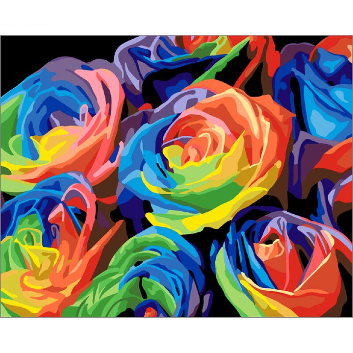 Flower portrait (Paint by number) Kalsten