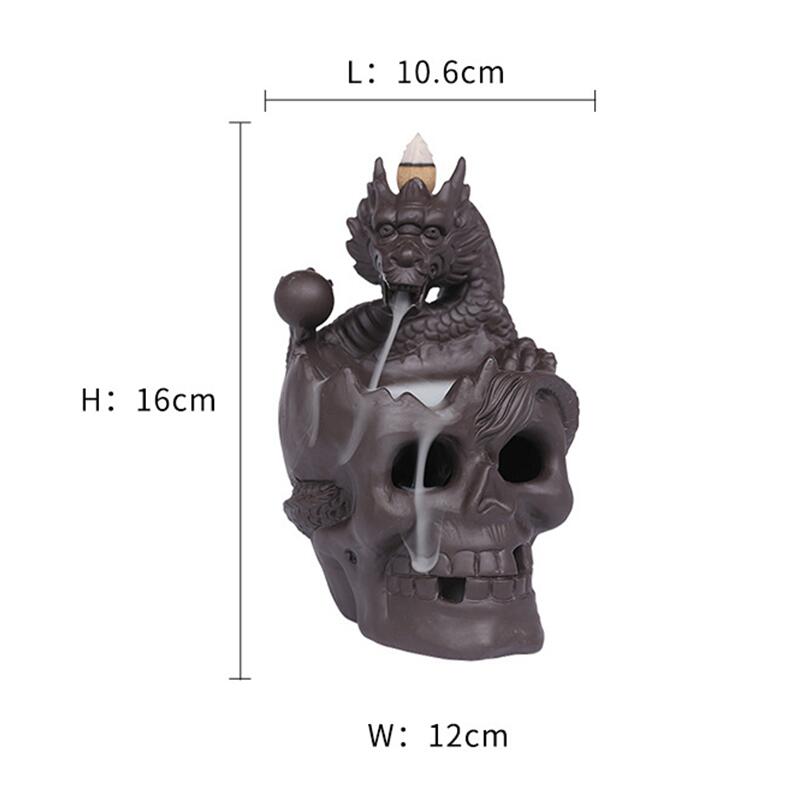 Dragon Skull LED Incense Burner | Kalsten