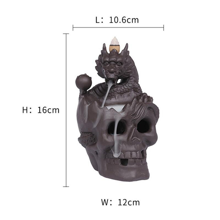 Dragon Skull LED Incense Burner | Kalsten