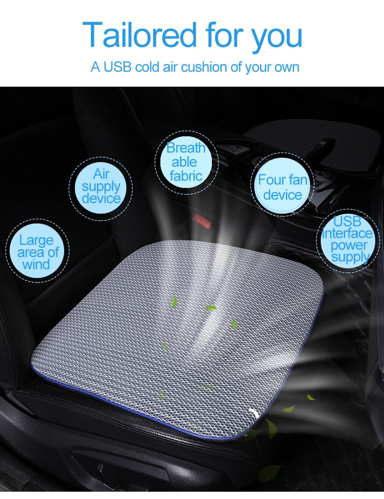 Cooling Fan Car Seat Cushion Pad | Kalsten