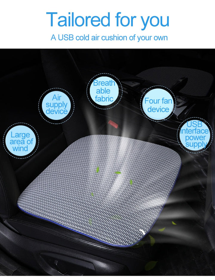 Cooling Fan Car Seat Cushion Pad | Kalsten