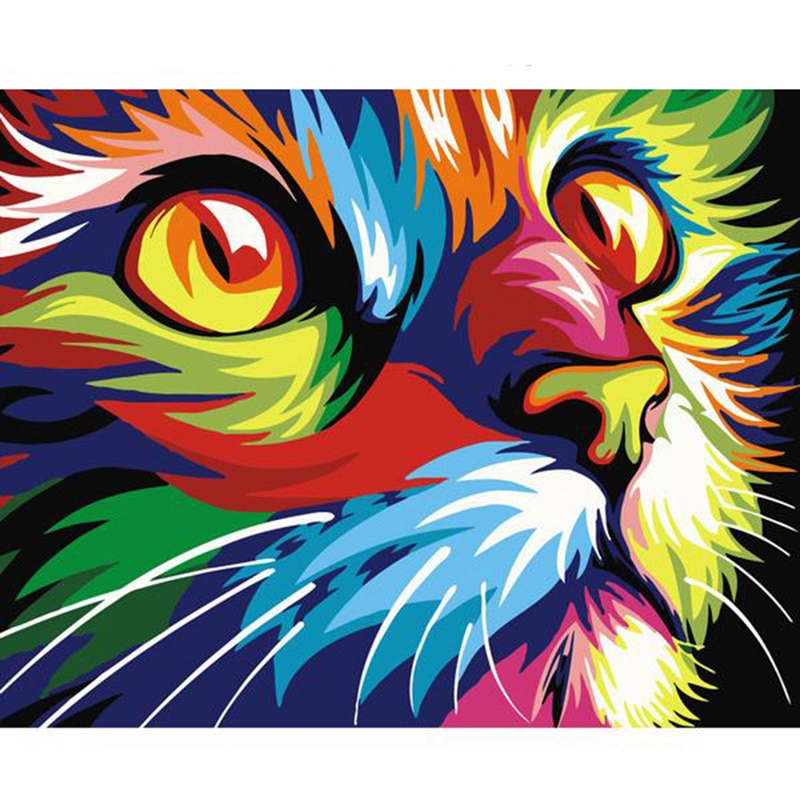Animal portrait (Painting by numbers) Kalsten