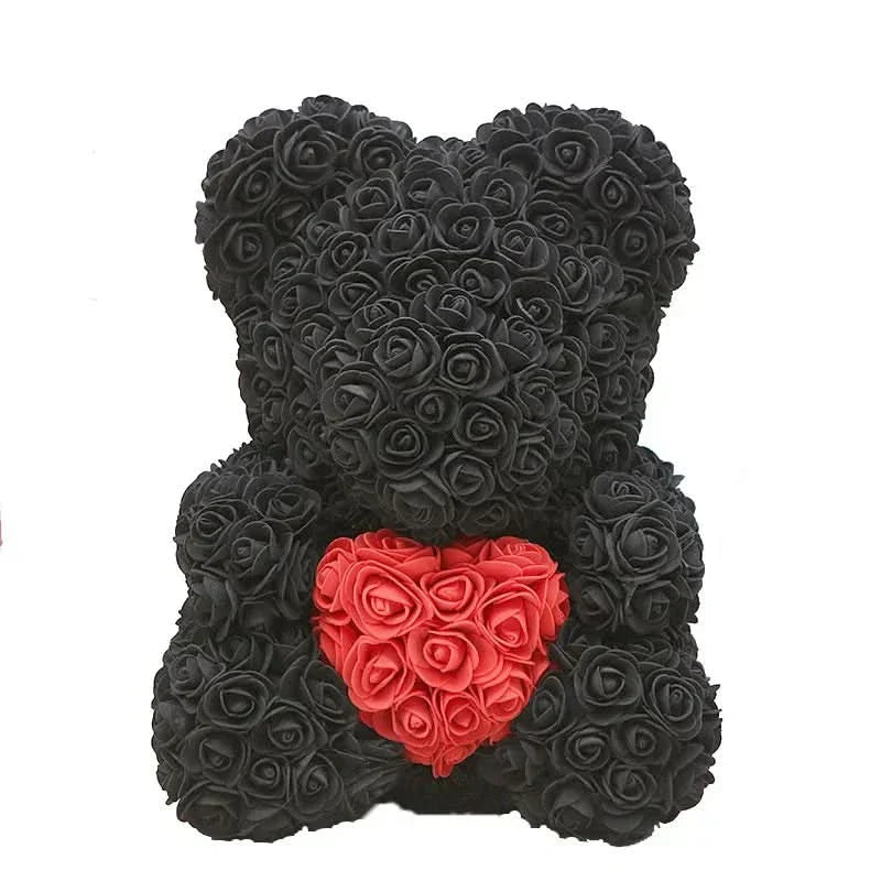 Kalsten | Rose Teddy Bear with Handmade Foam Roses – 40cm
