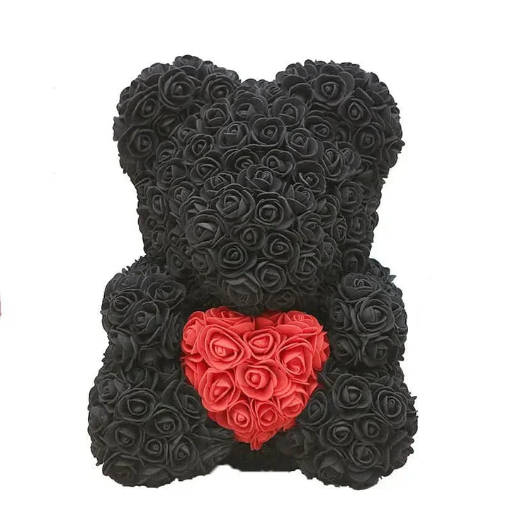 Kalsten | Rose Teddy Bear with Handmade Foam Roses – 40cm