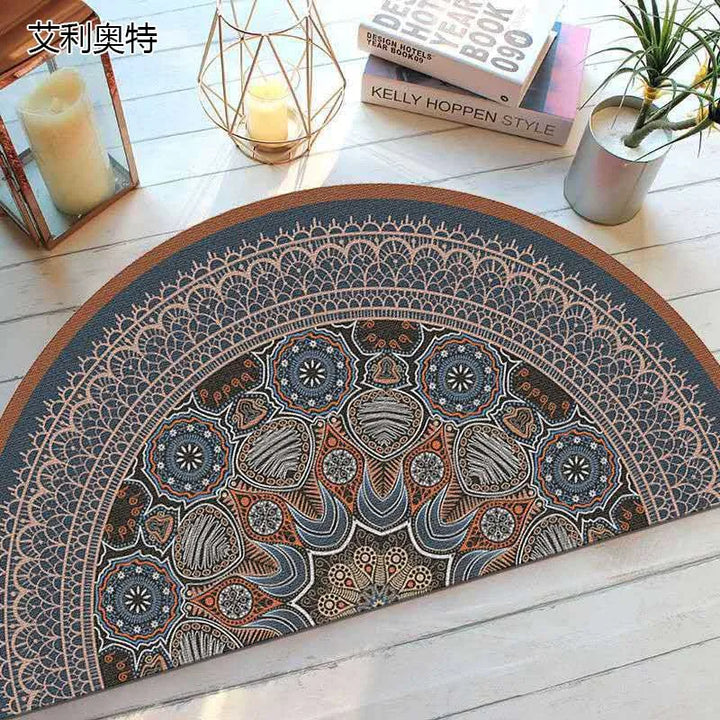 Kalsten | Bohemian non-slip semicircular doormat
