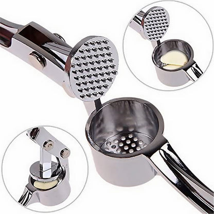 BowLift | Stainless Steel Garlic Press Chopper: Premium Hand Mill & Masher for Easy Garlic Preparation in the Kitchen