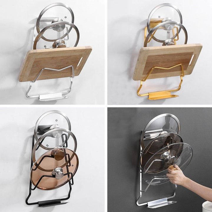 Kalsten | Wall-Mounted Extreme Pot Lid Holder Rack