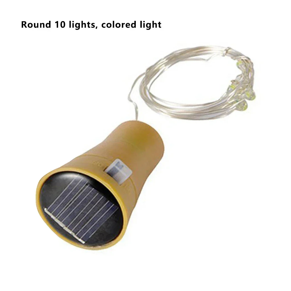 Solar-Powered Bottle Cork String Lights | Kalsten