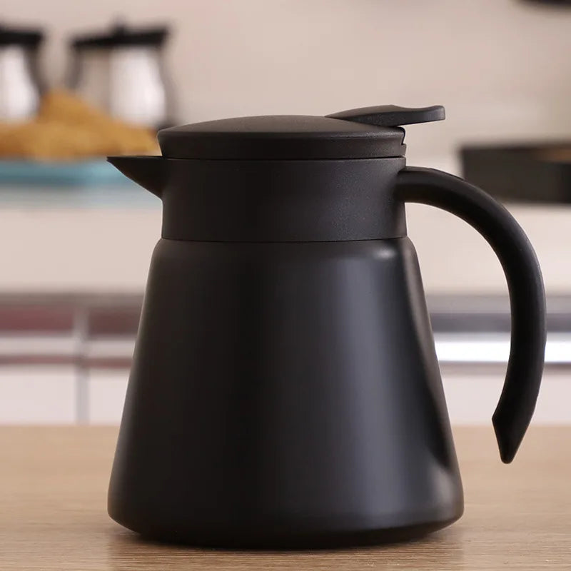 Kalsten | ThermoBrew Insulated Carafe | Stainless Steel 304 | Double-Walled & Vacuum Insulated | 6h Hot / 12h Cold | 0.5 L