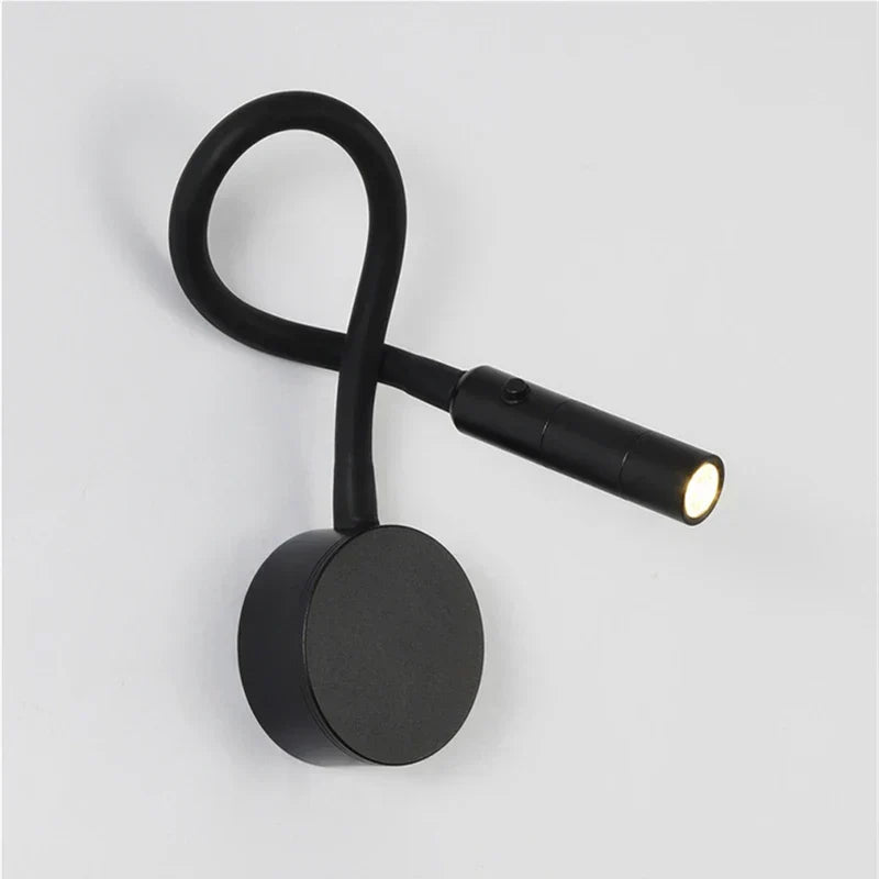 Modern Flexible LED Reading Wall Lamp with Switch for Bedroom and Study - 1W/3W | Kalsten