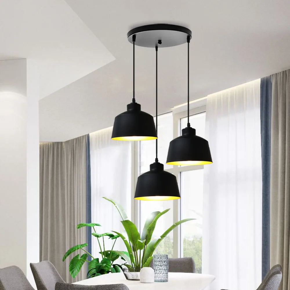 Modern 3-Pendant Lighting - Nordic Loft Style for Dining Room and Kitchen | Kalsten