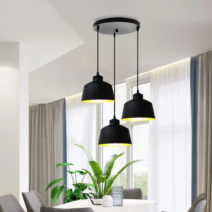 Modern 3-Pendant Lighting - Nordic Loft Style for Dining Room and Kitchen | Kalsten
