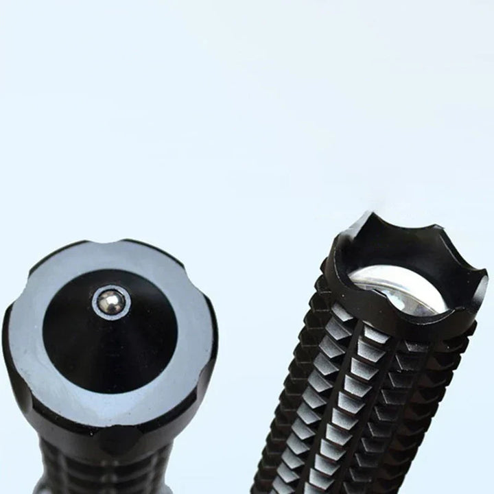 Tactical Rechargeable Flashlight Telescopic Self Defense Stick | Kalsten