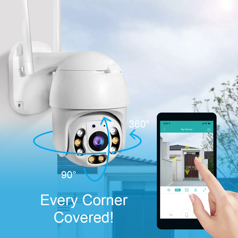 SecureView 360 – Wireless Security Camera with 360° Coverage | Kalsten