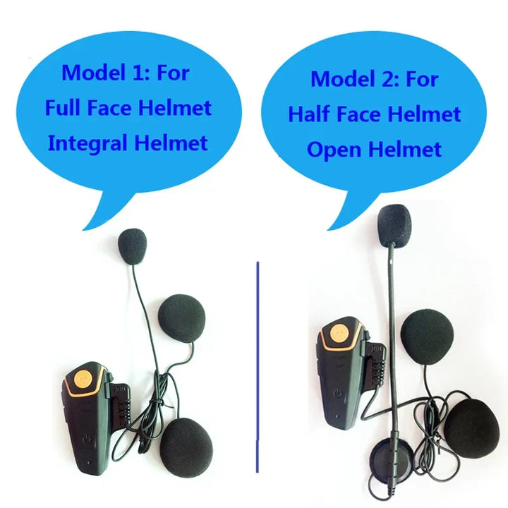 Kalsten | Waterproof Bluetooth Motorcycle Intercom with FM & 1000M Range – RoadLink