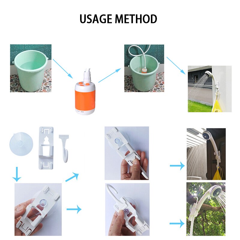 Portable Electric Outdoor Camping Shower Set | Kalsten