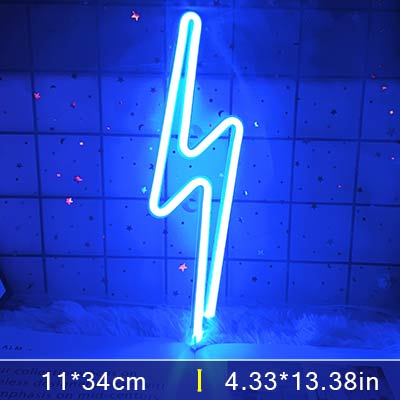 Led Lightning Neon Sign Wall Decor | Kalsten