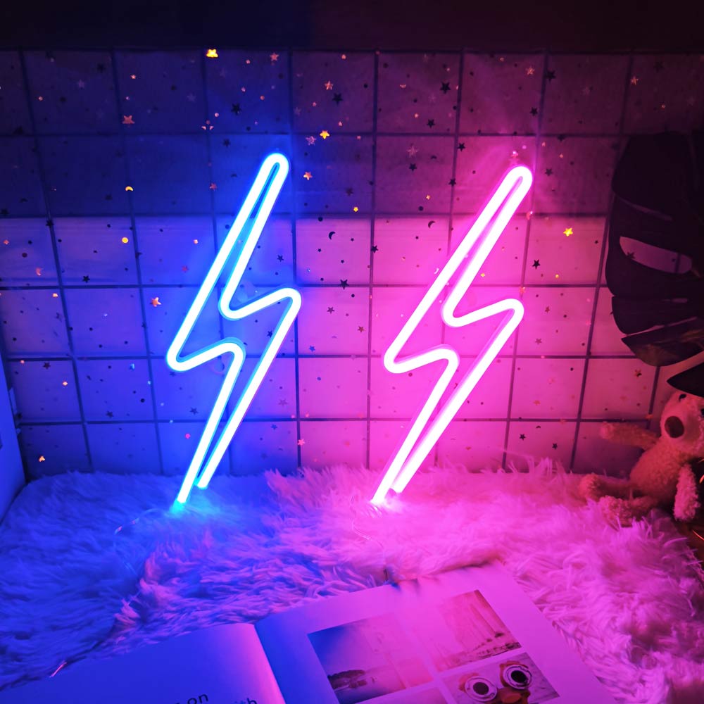 Led Lightning Neon Sign Wall Decor | Kalsten