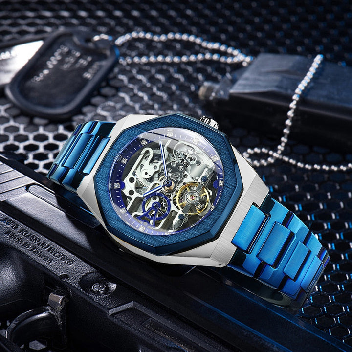 Kalsten | Royale Skeleton Mechanical Men Watch