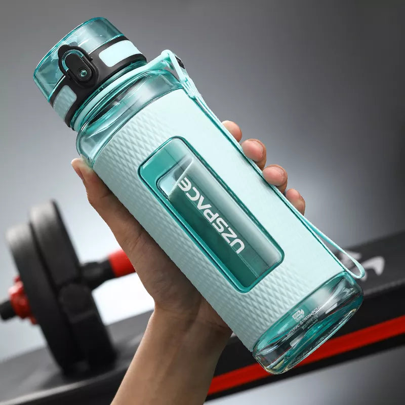 Kalsten | UZSPACE Sport Water Bottles, BPA-free, portable, impact-resistant, leak-proof, large capacity, fitness water kettle, Tritan plastic drinking bottle