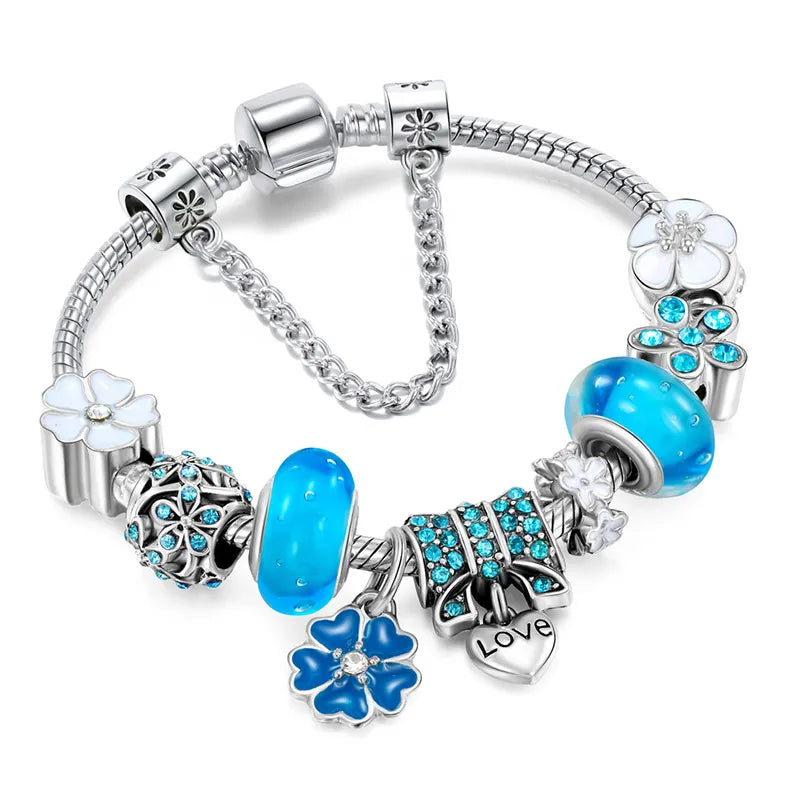 Kalsten |  Charm Bracelet Floral Elegant Gift