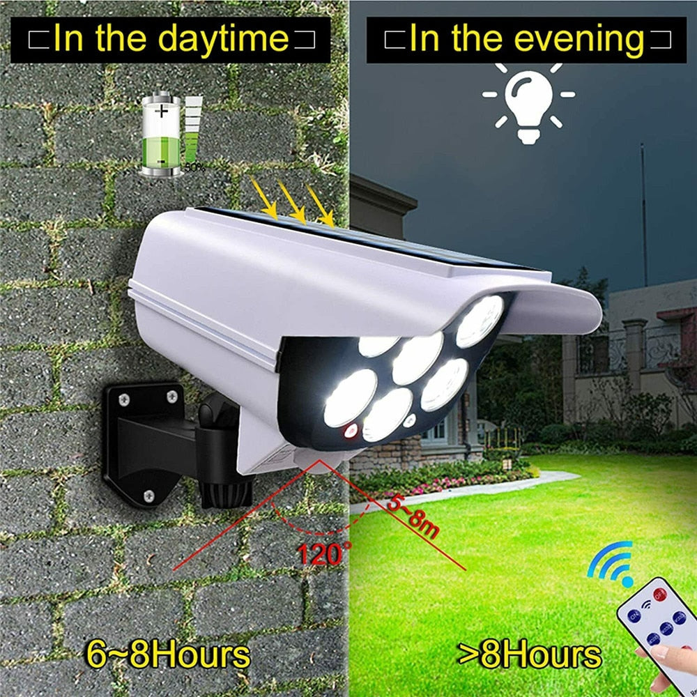 Solar Motion Sensor Dummy Security Camera Light | Kalsten