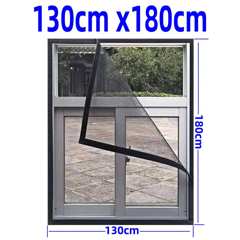 Adjustable invisible washable window net against mosquitoes | Brehn