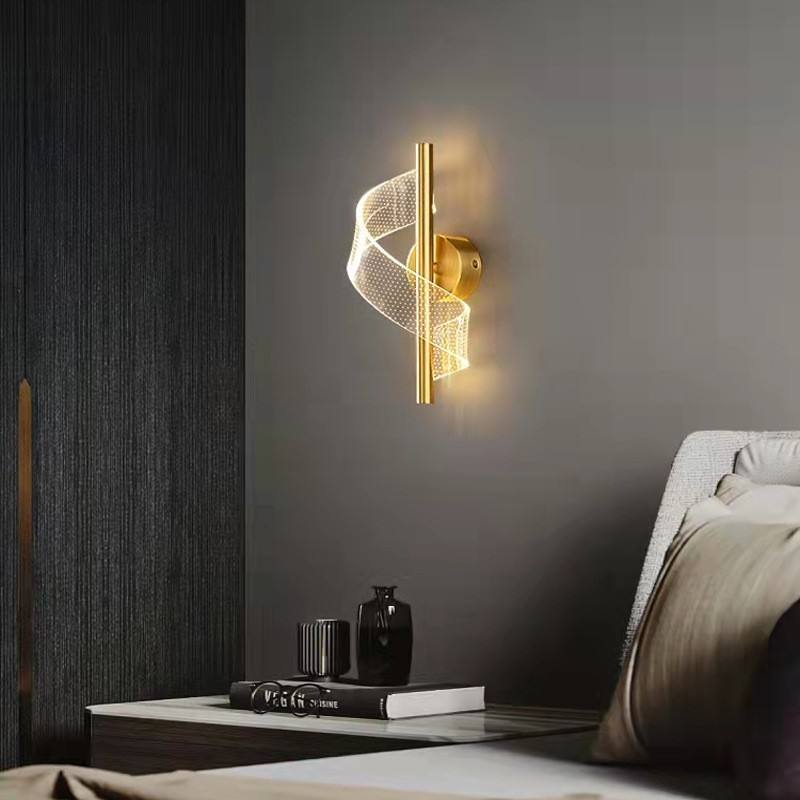 Luxury Glass Wall Lamp with Candle Holder | Kalsten