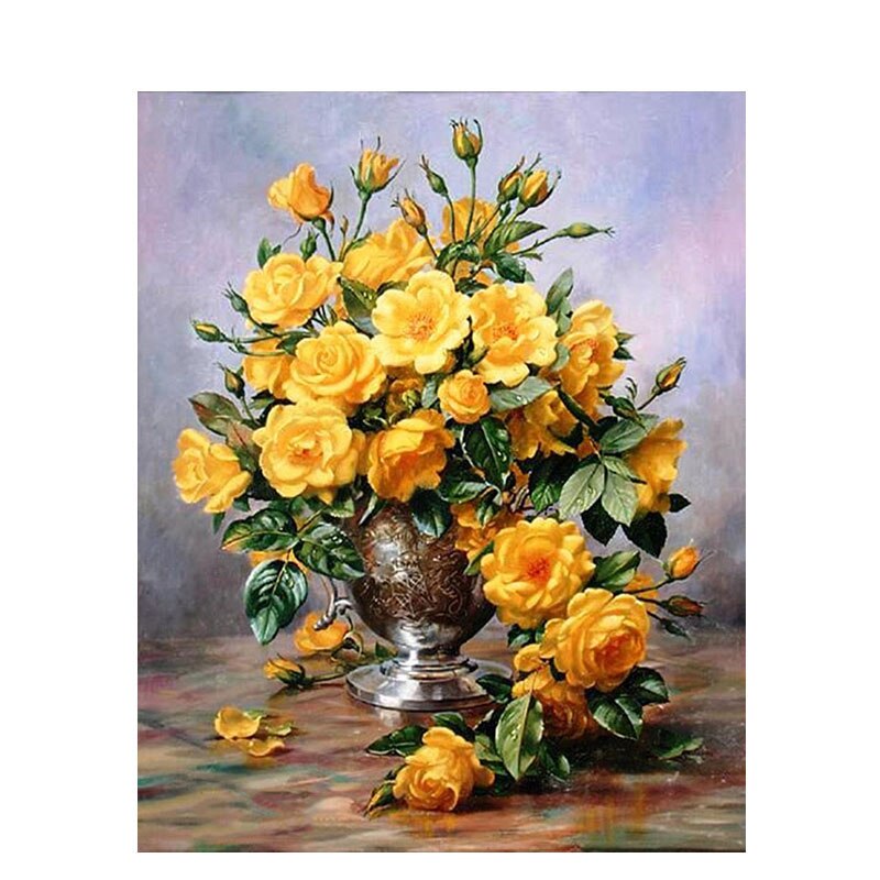 Flower portrait (Paint by number) Kalsten