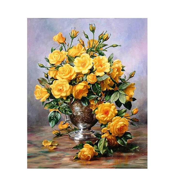 Flower portrait (Paint by number) Kalsten