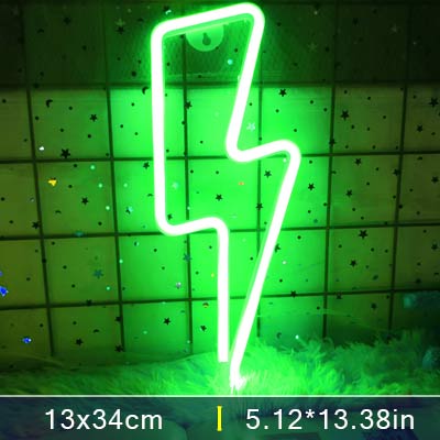 Led Lightning Neon Sign Wall Decor | Kalsten