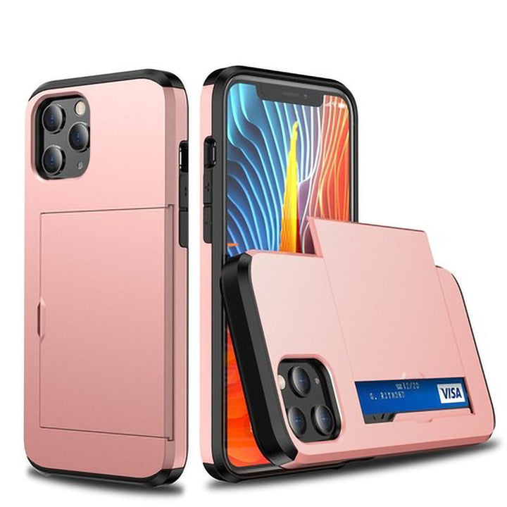 Kalsten | Business Armor Slide Wallet iPhone Case