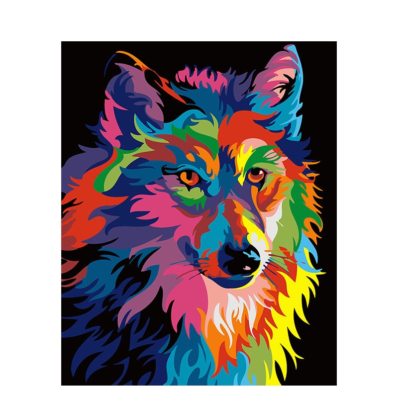 Animal portrait (Painting by numbers) Kalsten