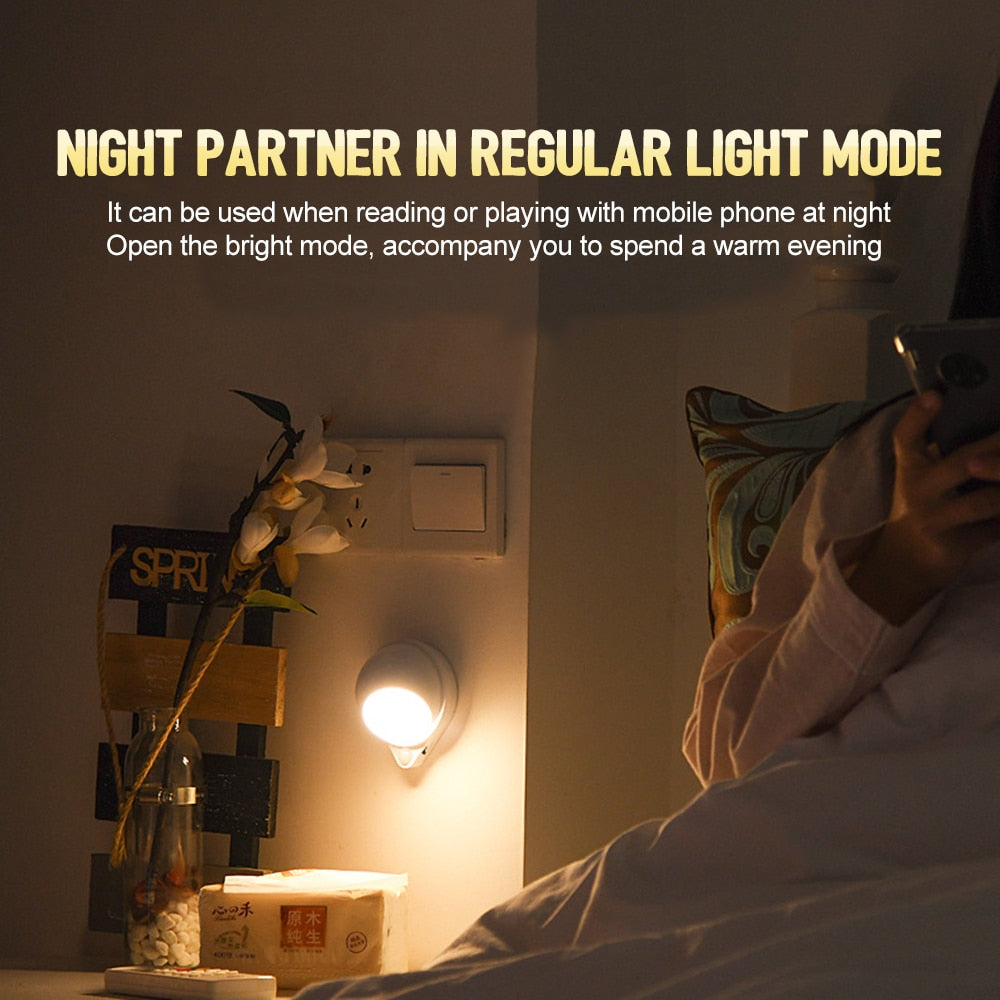 360 Rotating Water Drop Magnetic Night Lamp | Kalsten