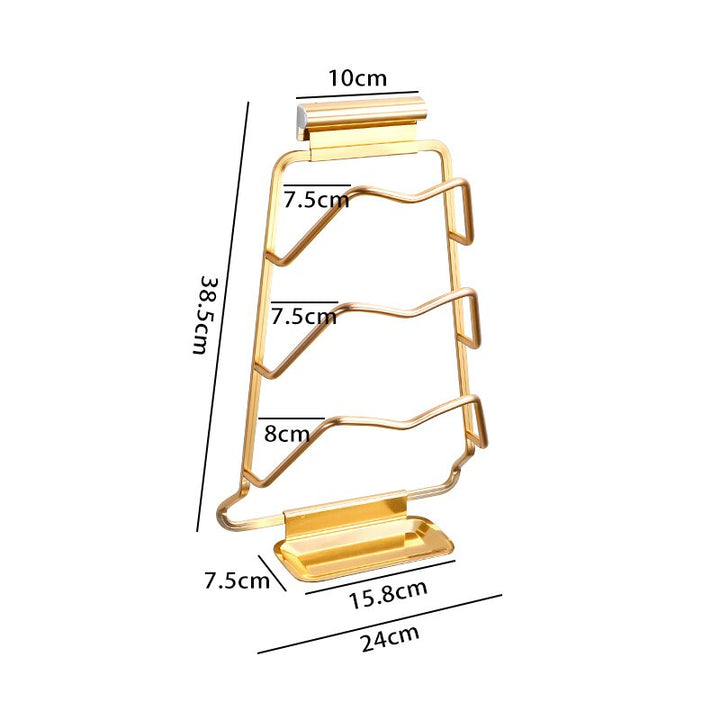 Kalsten | Wall-Mounted Extreme Pot Lid Holder Rack