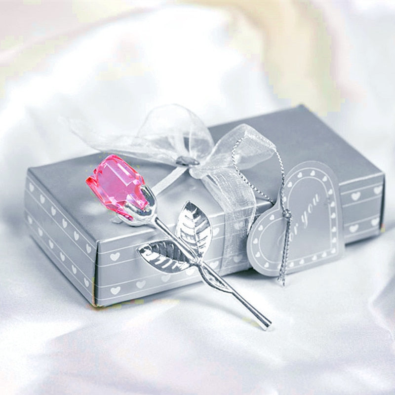 Kalsten | Luxury Crystal Rose in Gift Box – Valentine's Gift for Her