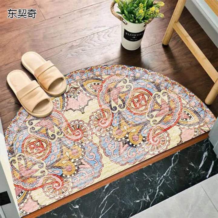 Kalsten | Bohemian non-slip semicircular doormat