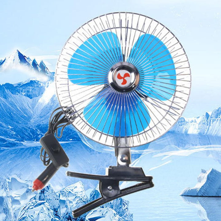 Mini Adjustable Cooling Car Clip Fan | Kalsten