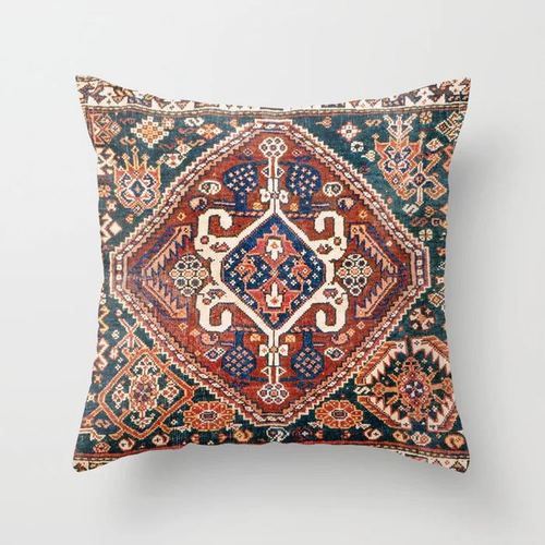 Karnz | Nordic Pillowcase Moroccan Style Pillow Indian Bohemian Luxury Living Room Bedroom Pillowcase Lumbar Pillowcase Home Decor