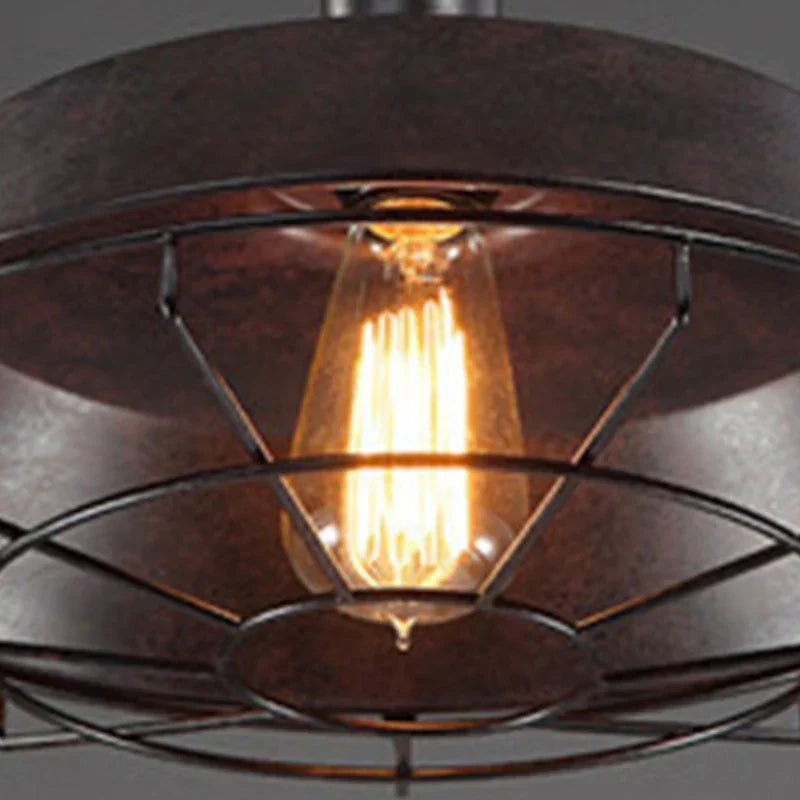 Kalsten | Vintage Loft Pendant Light: Industrial Retro Iron Ceiling Light Chandelier for Living Room, Restaurant, Bar, Kitchen