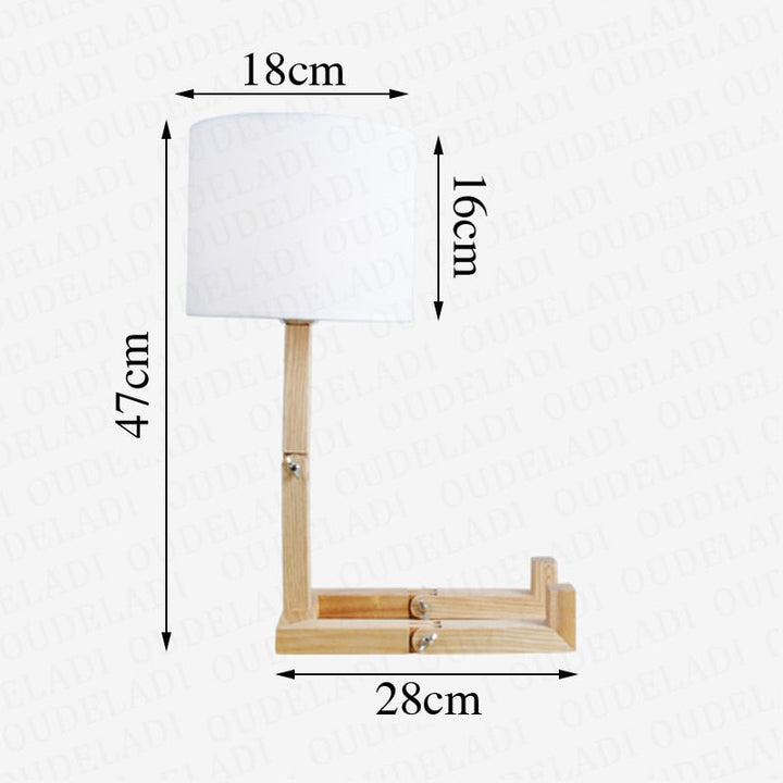 Thinker Wooden Robot Modern Night Lamp | Kalsten